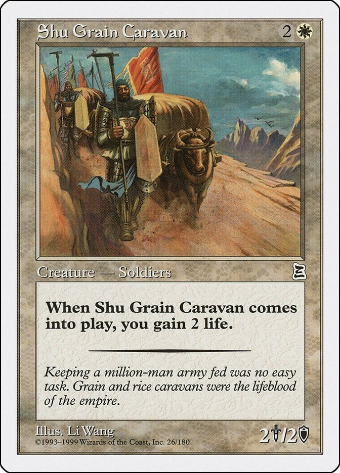Image for Shu Grain Caravan (26) [Portal Three Kingdoms] - Magic: The Gathering