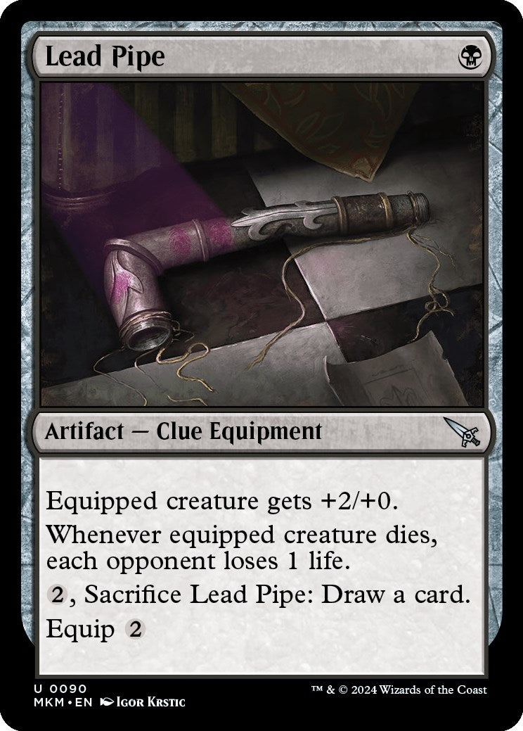 Image for Lead Pipe (90) [Murders at Karlov Manor] - Magic: The Gathering