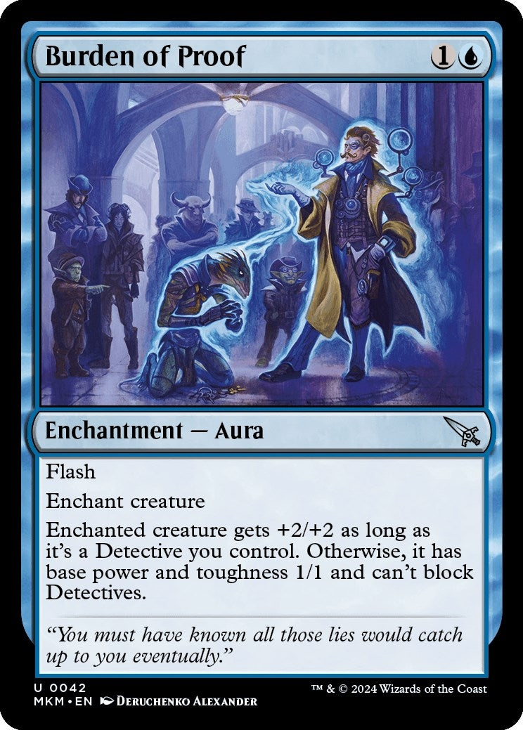 Image for Burden of Proof (42) [Murders at Karlov Manor] - Magic: The Gathering