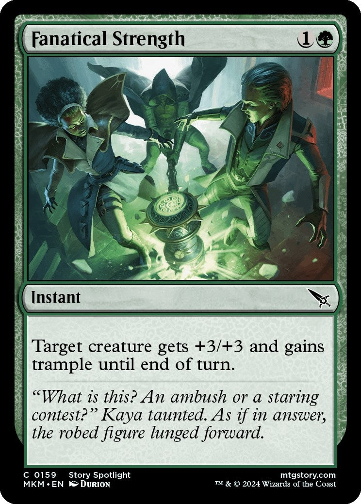 Image for Fanatical Strength (159) [Murders at Karlov Manor] - Magic: The Gathering