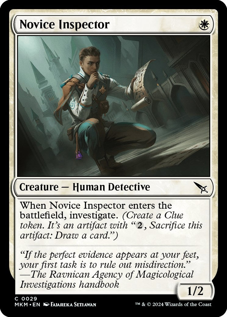 Image for Novice Inspector (29) [Murders at Karlov Manor] - Magic: The Gathering