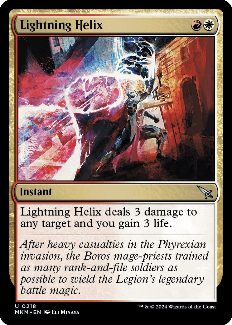 Image for Lightning Helix (218) [Murders at Karlov Manor] - Magic: The Gathering