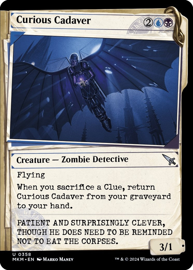 Image for Curious Cadaver (Showcase) (358) [Murders at Karlov Manor] - Magic: The Gathering