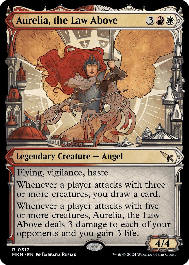 Image for Aurelia, the Law Above (Showcase) (0317) (317) [Murders at Karlov Manor] - Magic: The Gathering