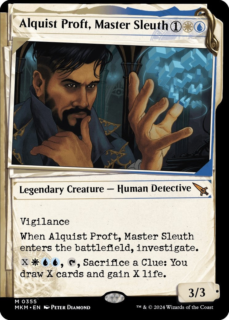 Image for Alquist Proft, Master Sleuth (Showcase) (355) [Murders at Karlov Manor] - Magic: The Gathering