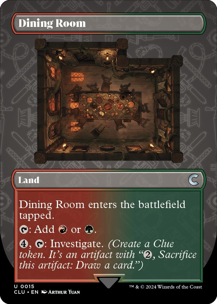Image for Dining Room (Borderless) (15) [Ravnica: Clue Edition] - Magic: The Gathering