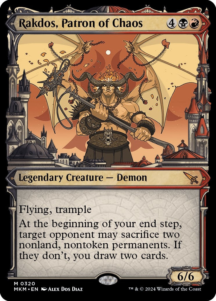 Image for Rakdos, Patron of Chaos (Showcase) (0320) (320) [Murders at Karlov Manor] - Magic: The Gathering