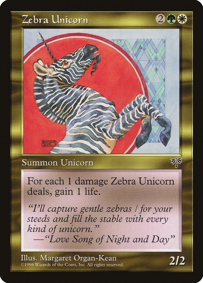 Image for Zebra Unicorn [Mirage] - Magic: The Gathering