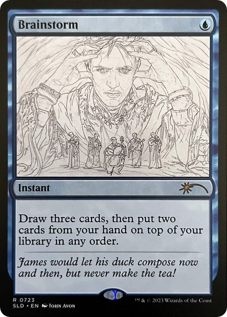 Image for Brainstorm (0723) (Sketch Showcase) (723) [Secret Lair Drop Series] - Magic: The Gathering