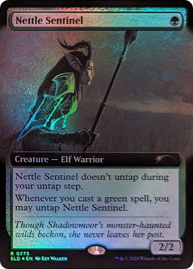 Image for Nettle Sentinel (Extended Art) (773) [Secret Lair Drop Series] - Magic: The Gathering