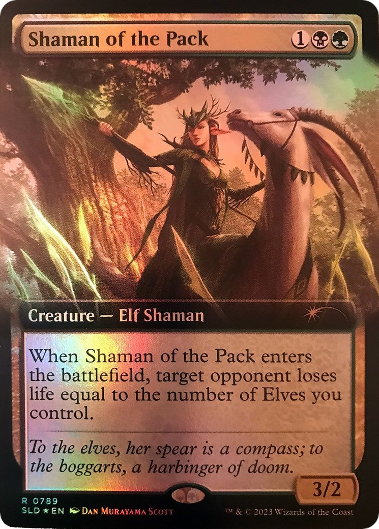 Image for Shaman of the Pack (Extended Art) (789) [Secret Lair Drop Series] - Magic: The Gathering