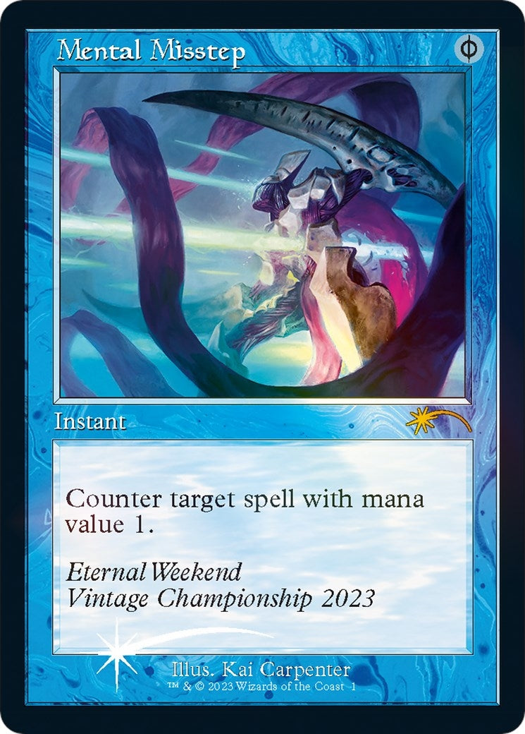 Image for Mental Misstep (Retro Frame) (Eternal Weekend 2023 Promo) (1) [Unique and Miscellaneous Promos] - Magic: The Gathering