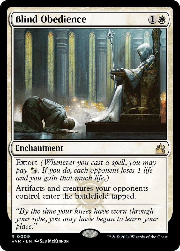 Image for Blind Obedience (9) [Ravnica Remastered] - Magic: The Gathering