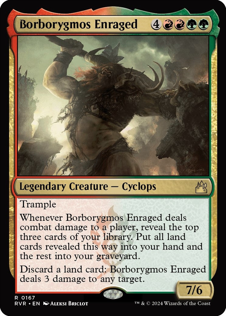 Image for Borborygmos Enraged (167) [Ravnica Remastered] - Magic: The Gathering