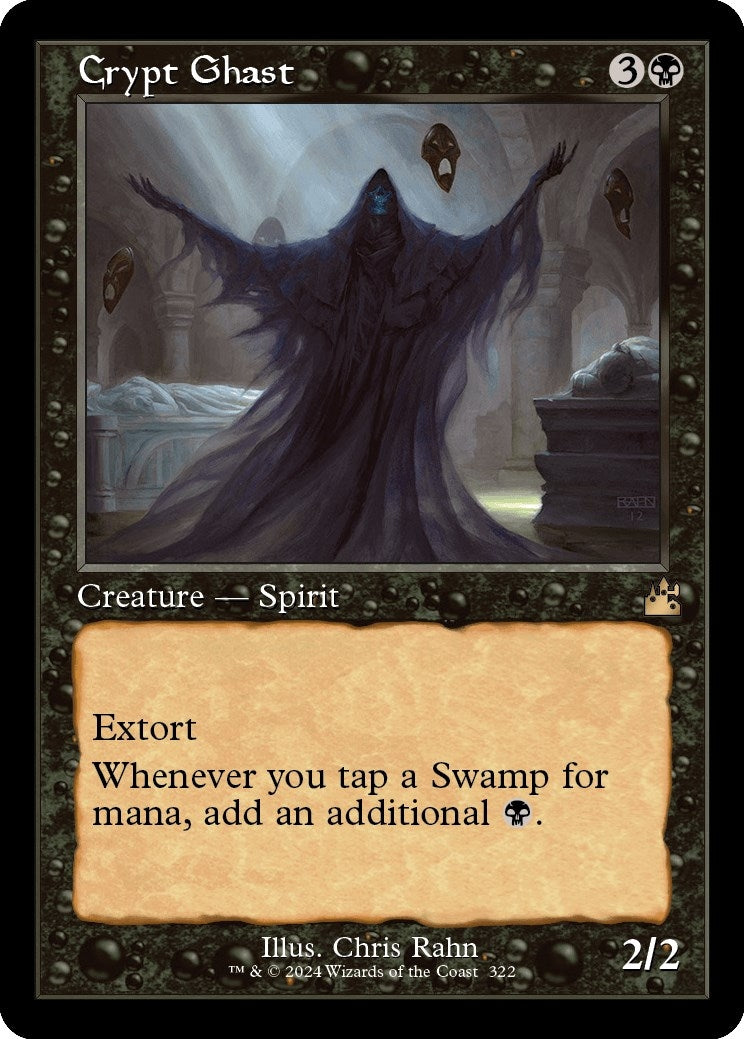 Image for Crypt Ghast (Retro Frame) (322) [Ravnica Remastered] - Magic: The Gathering
