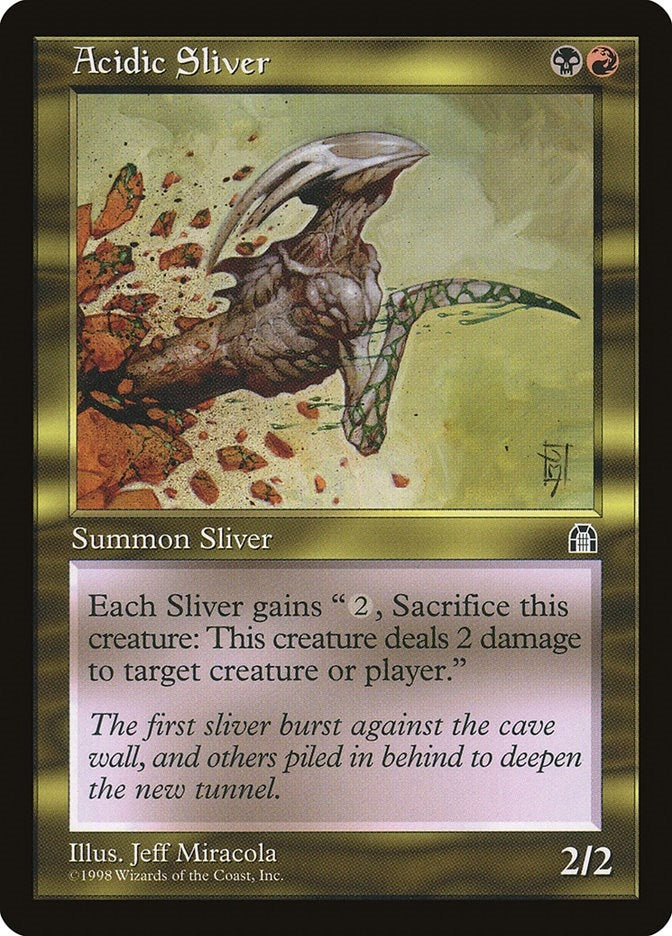 Image for Acidic Sliver [Stronghold] - Magic: The Gathering