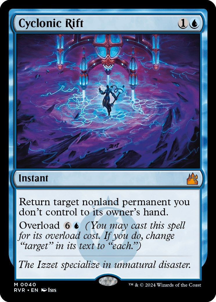 Image for Cyclonic Rift (40) [Ravnica Remastered] - Magic: The Gathering