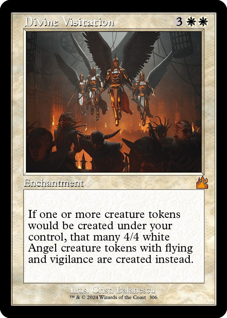 Image for Divine Visitation (Retro Frame) (306) [Ravnica Remastered] - Magic: The Gathering