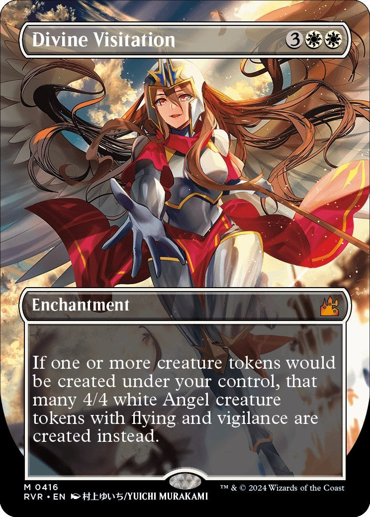Image for Divine Visitation (Anime Borderless) (416) [Ravnica Remastered] - Magic: The Gathering