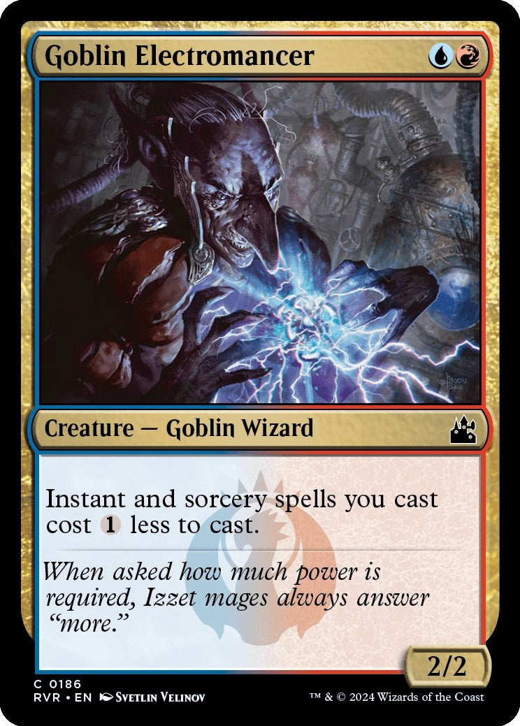 Image for Goblin Electromancer (186) [Ravnica Remastered] - Magic: The Gathering