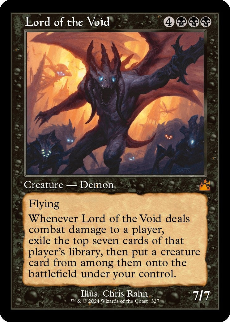 Image for Lord of the Void (Retro Frame) (327) [Ravnica Remastered] - Magic: The Gathering