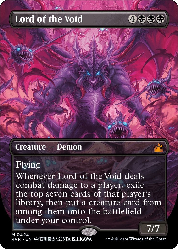 Image for Lord of the Void (Anime Borderless) (424) [Ravnica Remastered] - Magic: The Gathering