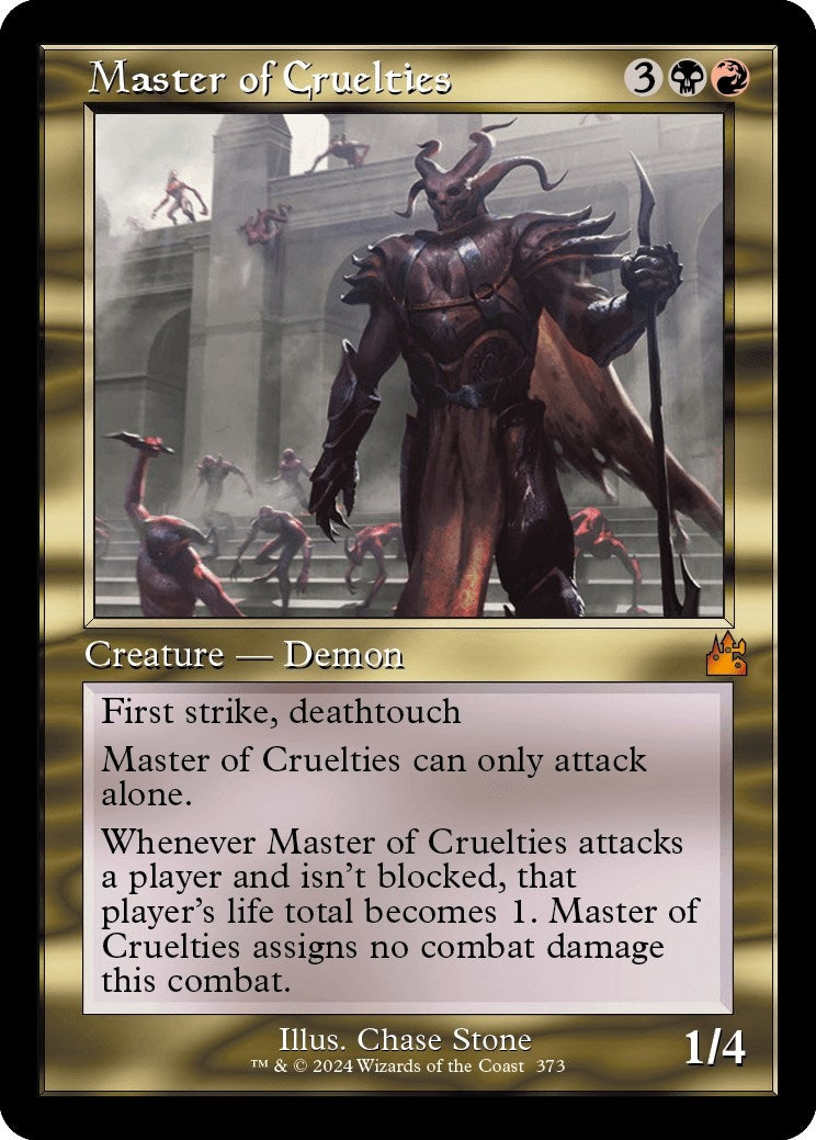 Image for Master of Cruelties (Retro Frame) (373) [Ravnica Remastered] - Magic: The Gathering