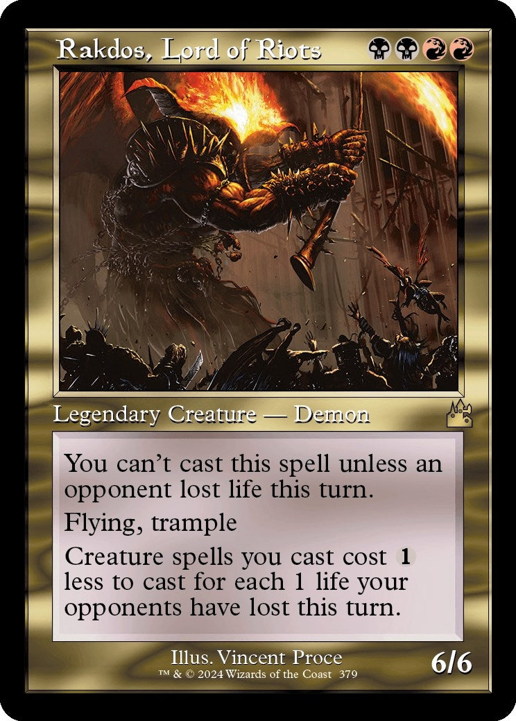 Image for Rakdos, Lord of Riots (Retro Frame) (379) [Ravnica Remastered] - Magic: The Gathering