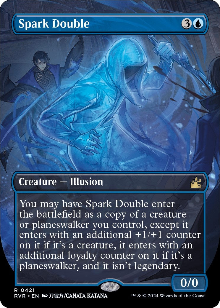 Image for Spark Double (Anime Borderless) (421) [Ravnica Remastered] - Magic: The Gathering