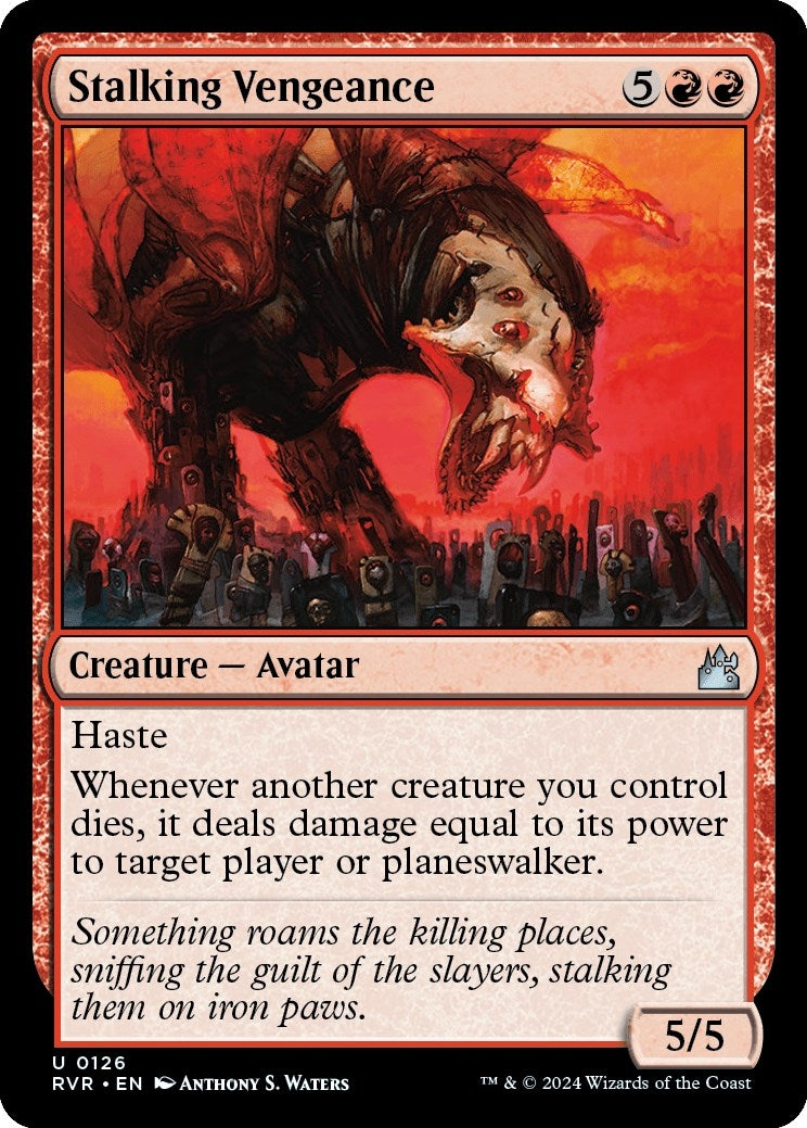 Image for Stalking Vengeance (126) [Ravnica Remastered] - Magic: The Gathering