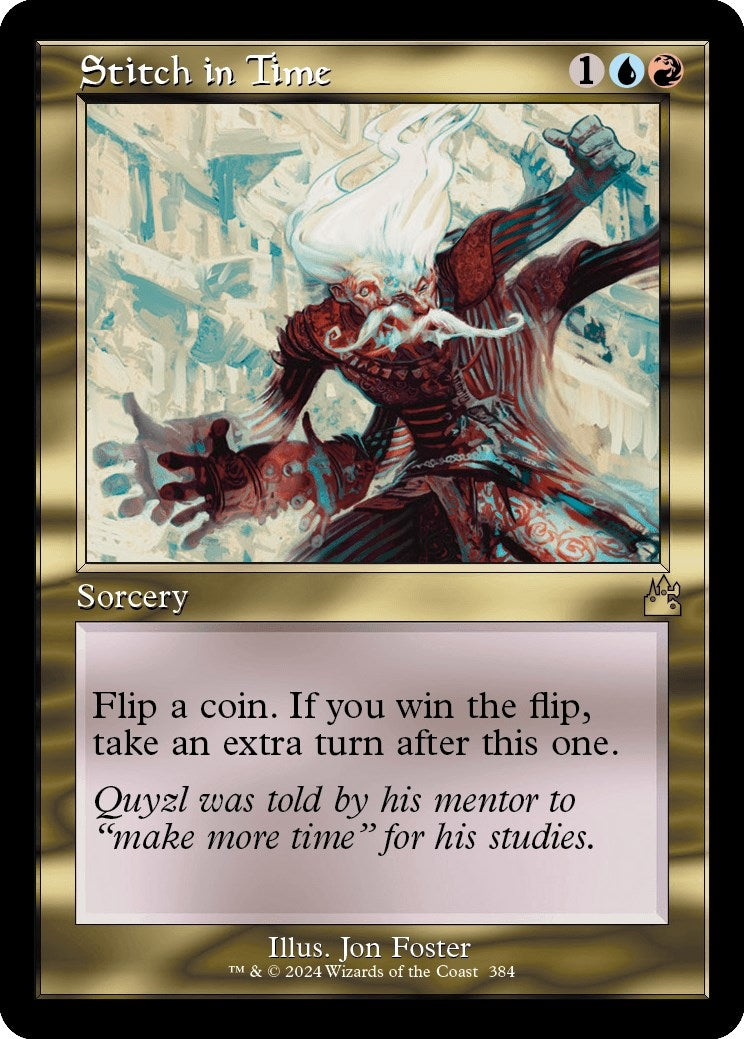 Image for Stitch in Time (Retro Frame) (384) [Ravnica Remastered] - Magic: The Gathering