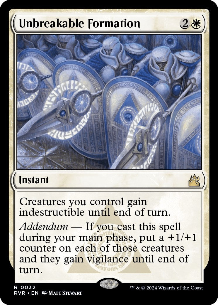Image for Unbreakable Formation (32) [Ravnica Remastered] - Magic: The Gathering