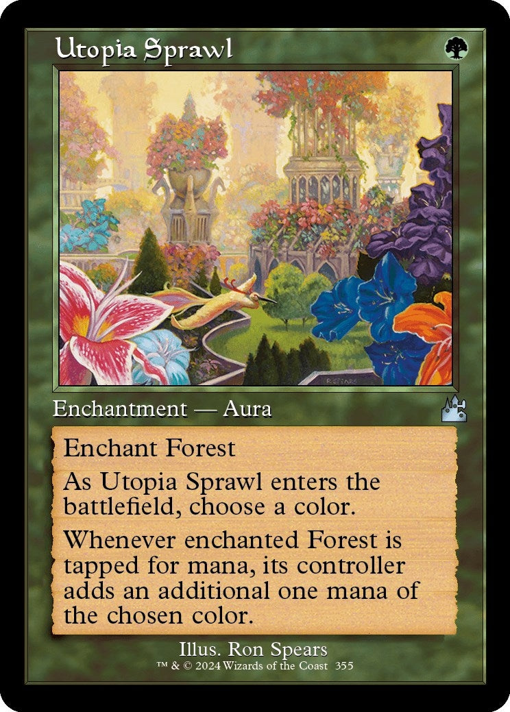 Image for Utopia Sprawl (Retro Frame) (355) [Ravnica Remastered] - Magic: The Gathering