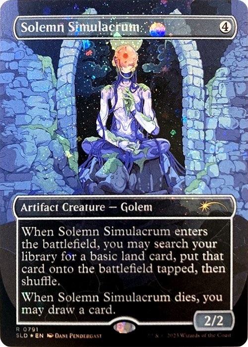 Image for Solemn Simulacrum (0791) (Galaxy Foil) (791) [Secret Lair Drop Series] - Magic: The Gathering