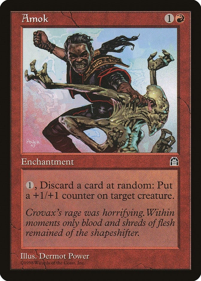Image for Amok [Stronghold] - Magic: The Gathering