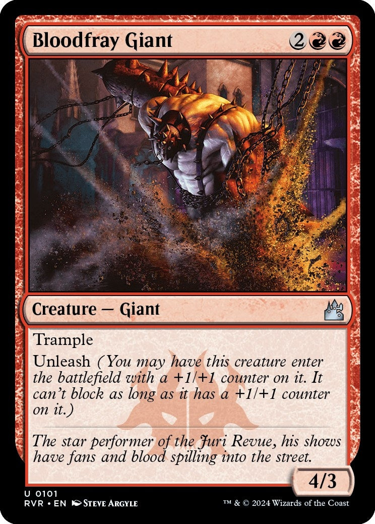 Image for Bloodfray Giant (101) [Ravnica Remastered] - Magic: The Gathering