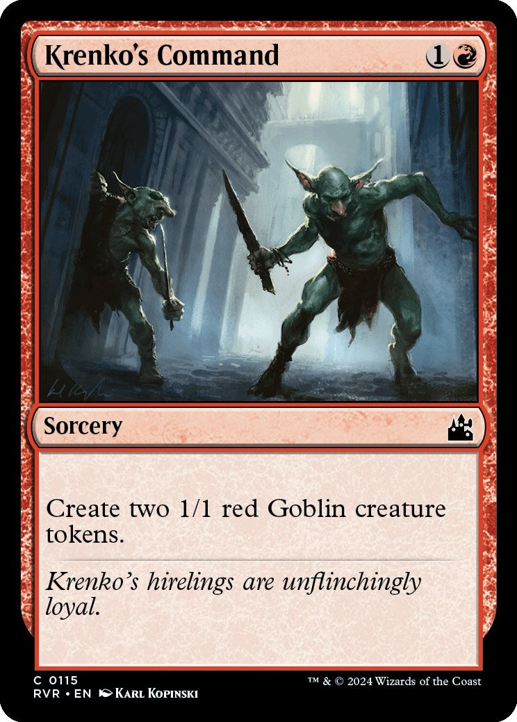 Image for Krenko's Command (115) [Ravnica Remastered] - Magic: The Gathering