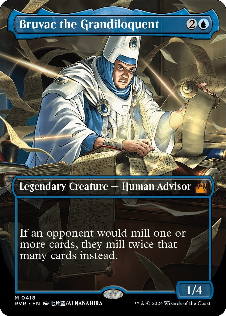 Image for Bruvac the Grandiloquent (Anime Borderless) (418) [Ravnica Remastered] - Magic: The Gathering