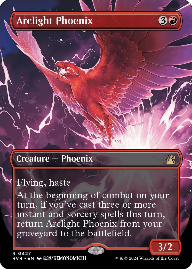 Image for Arclight Phoenix (Anime Borderless) (427) [Ravnica Remastered] - Magic: The Gathering