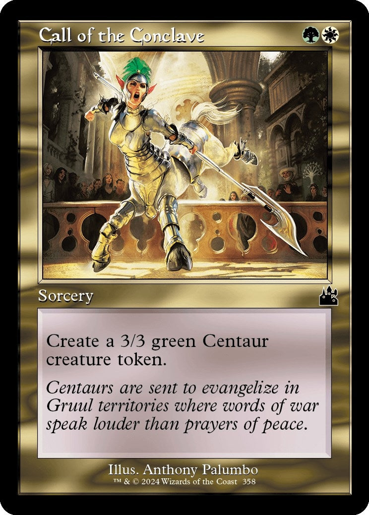 Image for Call of the Conclave (Retro Frame) (358) [Ravnica Remastered] - Magic: The Gathering