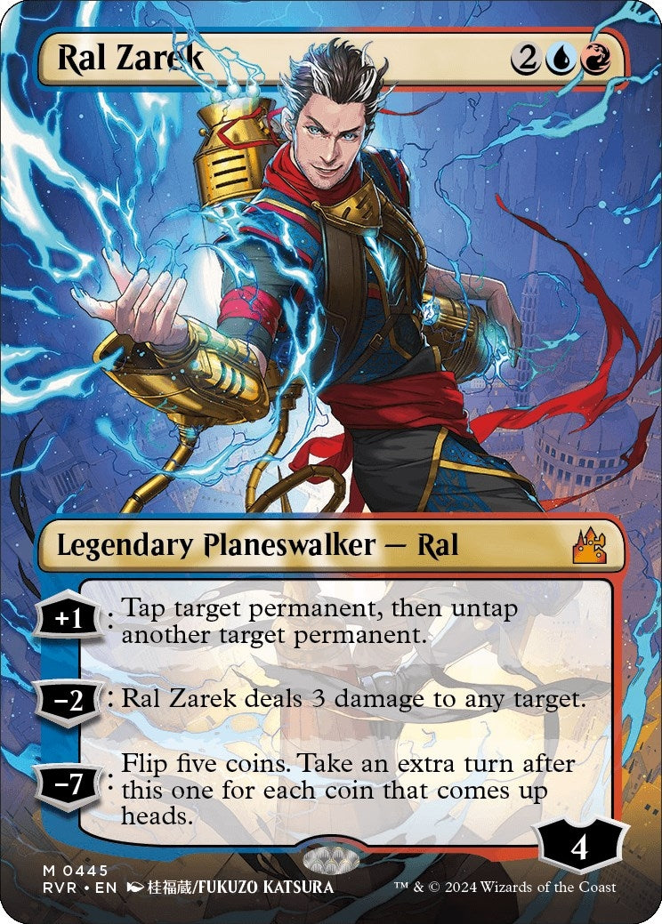 Image for Ral Zarek (Anime Borderless) (445) [Ravnica Remastered] - Magic: The Gathering