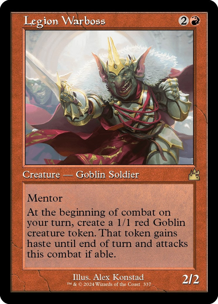 Image for Legion Warboss (Retro Frame) (337) [Ravnica Remastered] - Magic: The Gathering