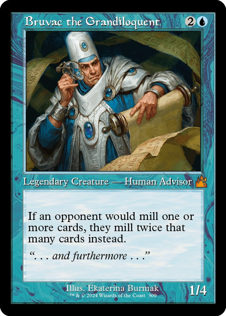Image for Bruvac the Grandiloquent (Retro Frame) (309) [Ravnica Remastered] - Magic: The Gathering