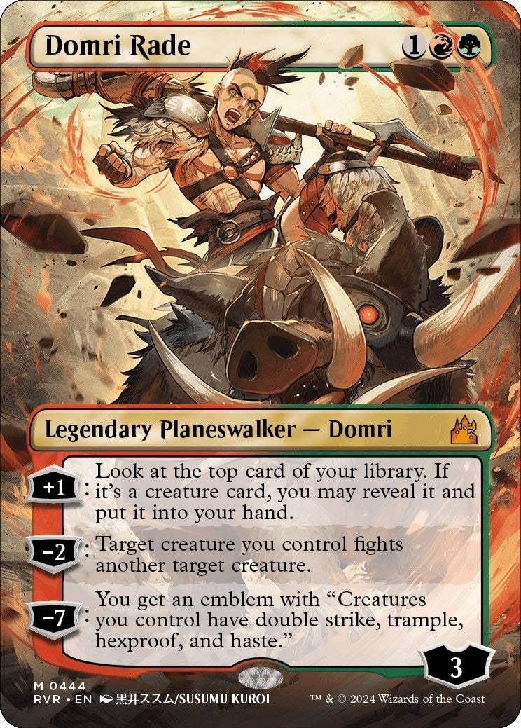 Image for Domri Rade (Anime Borderless) (444) [Ravnica Remastered] - Magic: The Gathering