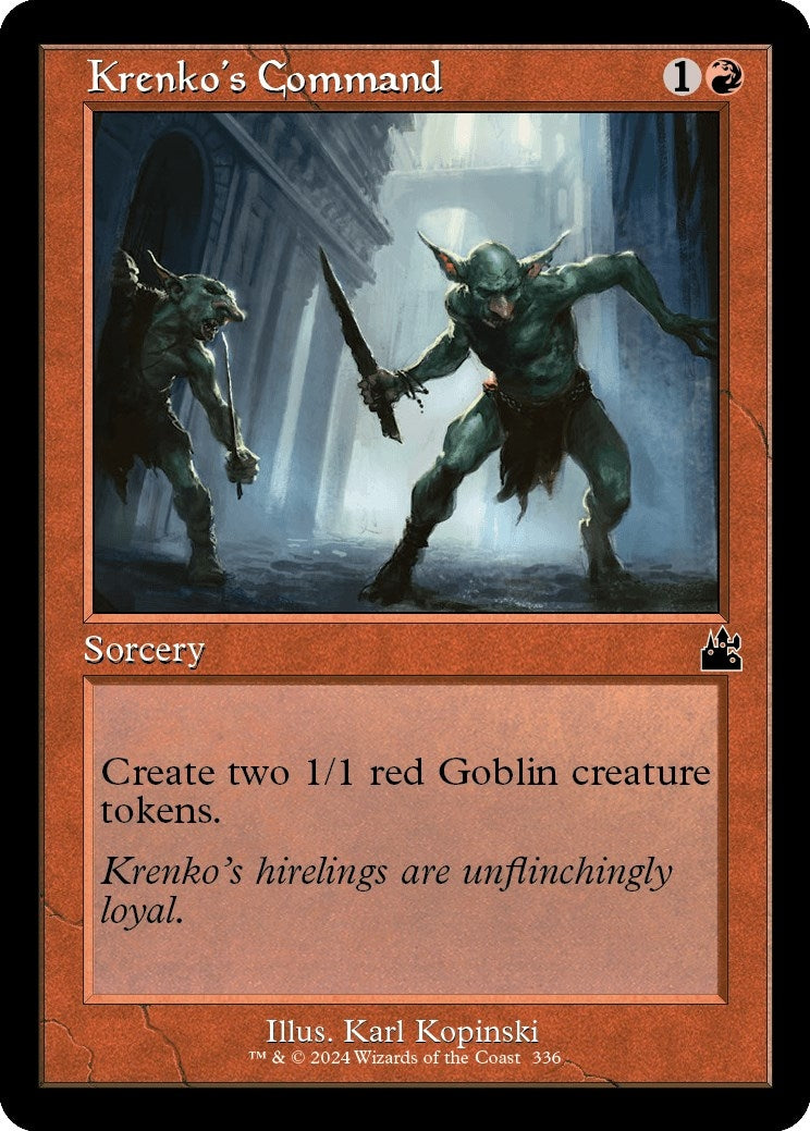 Image for Krenko's Command (Retro Frame) (336) [Ravnica Remastered] - Magic: The Gathering