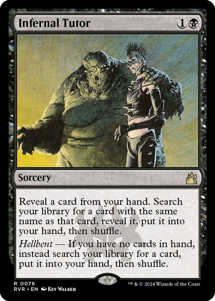 Image for Infernal Tutor (78) [Ravnica Remastered] - Magic: The Gathering
