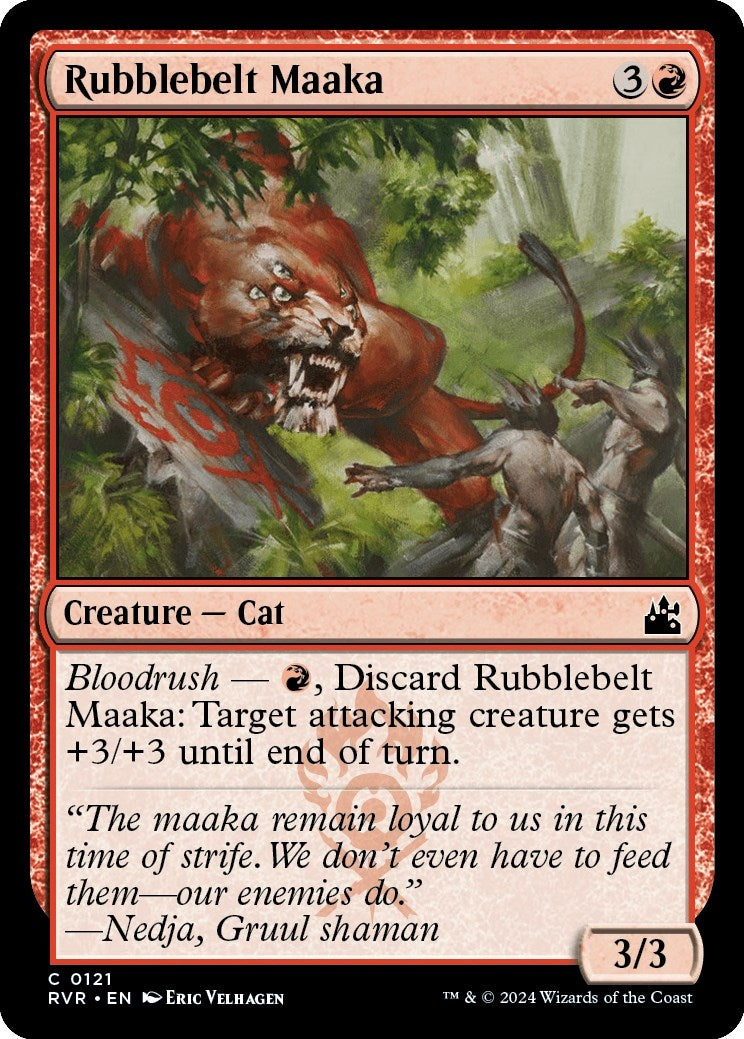 Image for Rubblebelt Maaka (121) [Ravnica Remastered] - Magic: The Gathering