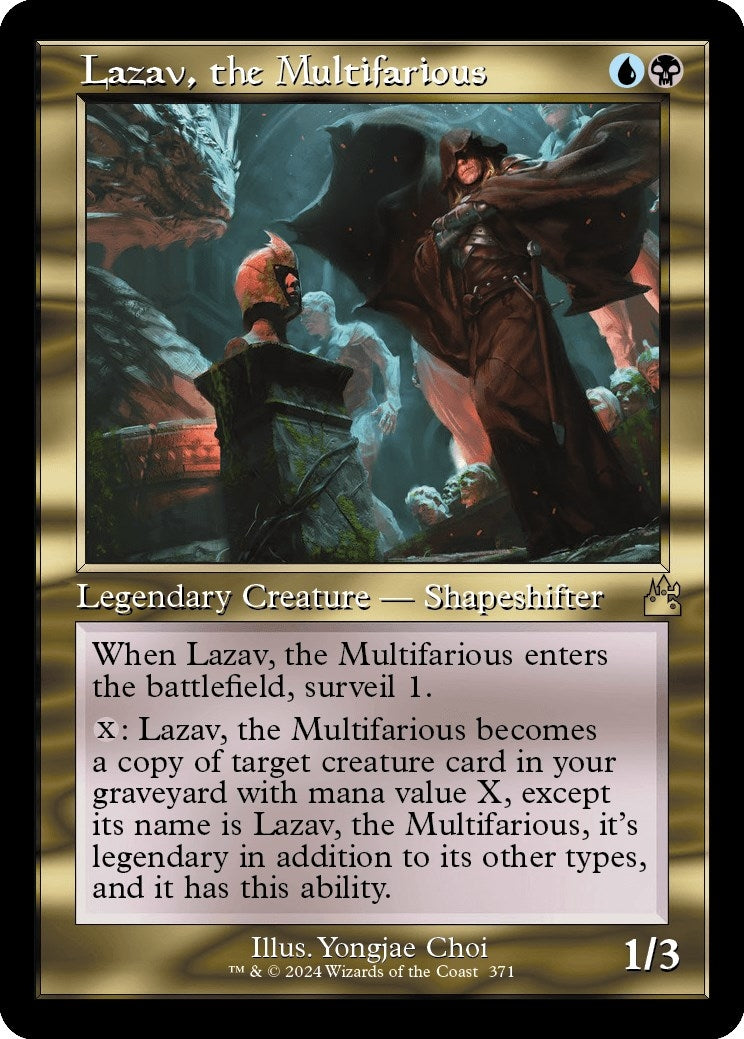 Image for Lazav, the Multifarious (Retro Frame) (371) [Ravnica Remastered] - Magic: The Gathering