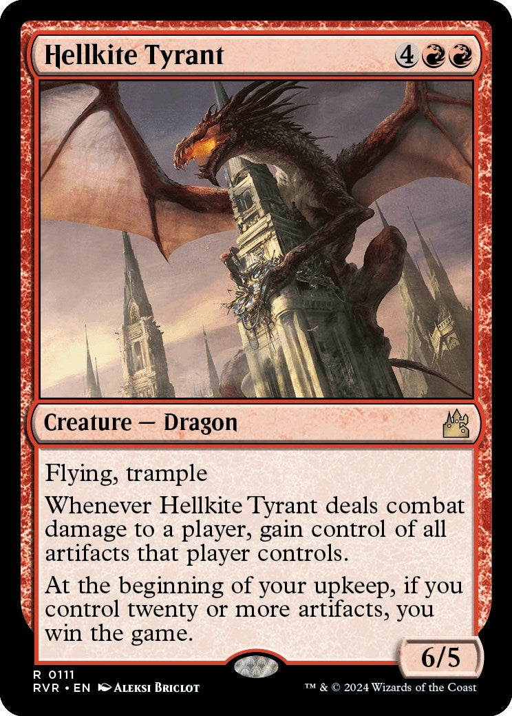 Image for Hellkite Tyrant (111) [Ravnica Remastered] - Magic: The Gathering