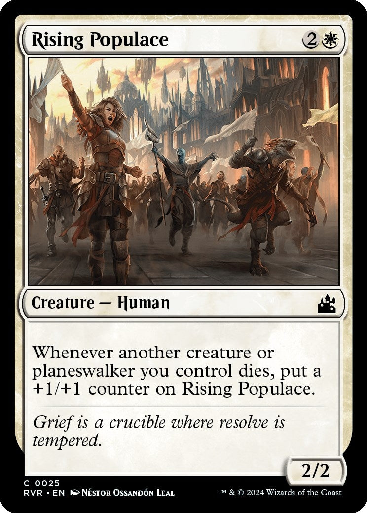Image for Rising Populace (25) [Ravnica Remastered] - Magic: The Gathering